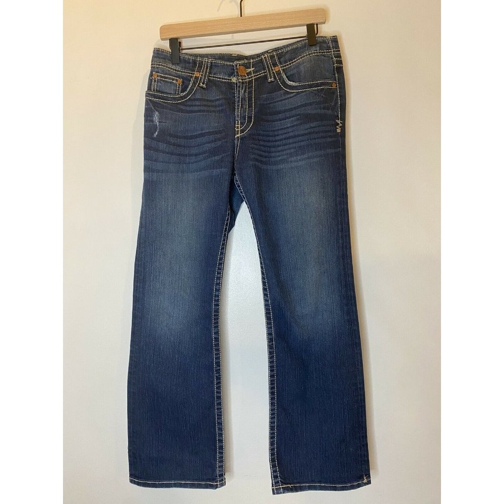 BKE Denim Britm Size 28 x 29.5 Stretch Women’s Medium Denim Mid Rise Jeans